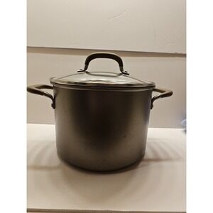 CIRCULON Premier Professional 8 QT/7.5 L Non-Stick Stock Pot w/Lid #1309952 EUC